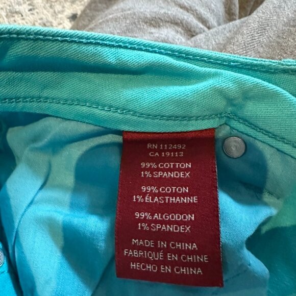 teal jeans - Picture 2 of 5